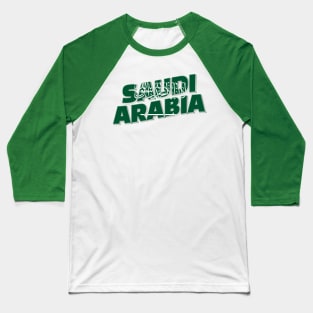 Saudi Arabia Vintage style retro souvenir Baseball T-Shirt